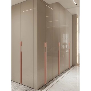 Tay Nắm Cửa Mở Rộng Ánh Sáng Sang Trọng Hoa Hồng Vàng Tủ Quần Áo Tay Nắm Cửa Hiện Đại Đơn Giản Đơn Giản Tay Cầm Vàng Phong Cách Bắc Âu