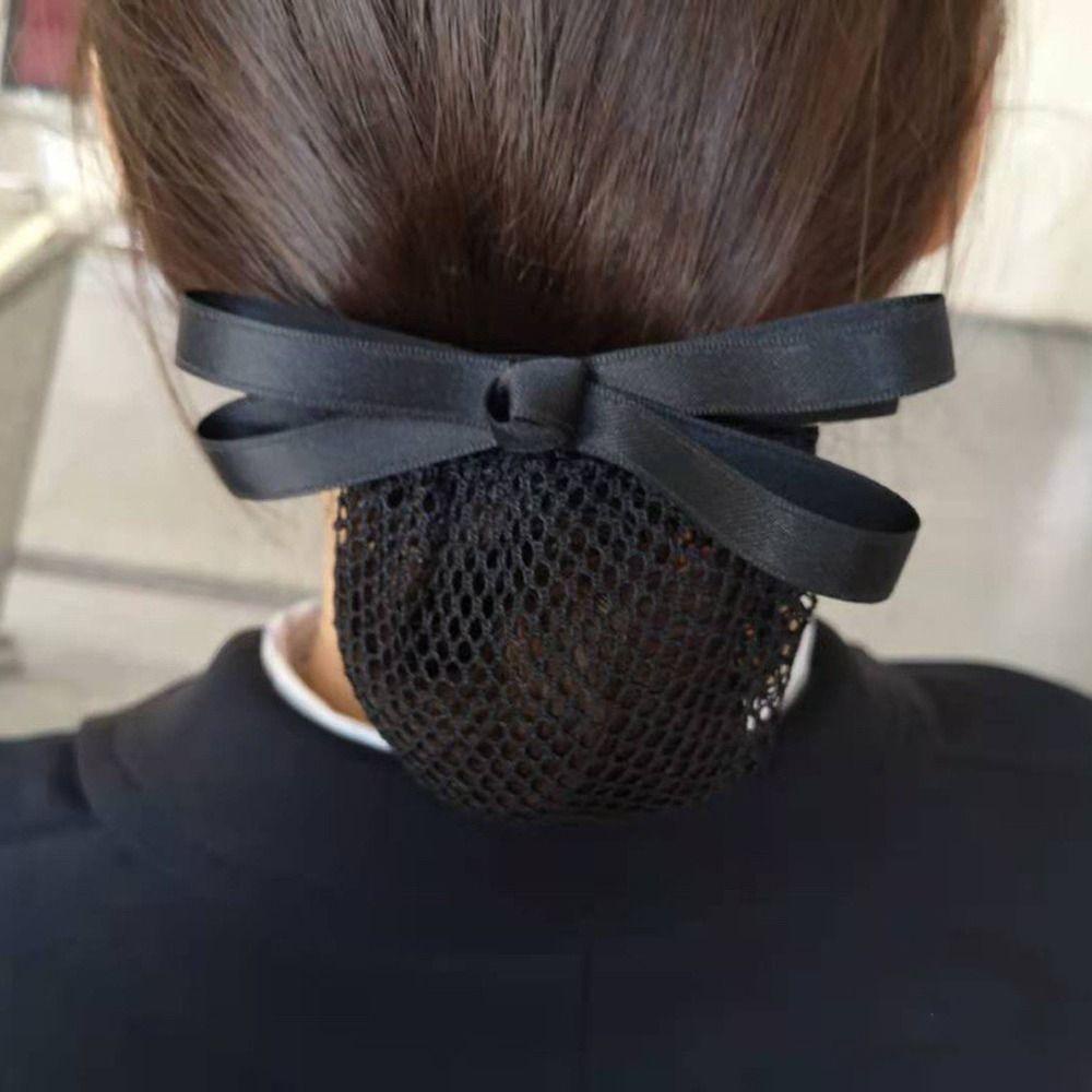 GOJO Bun Snood thanh lịch ngọt ngào dành cho y tá với lưới tóc và kẹp - Phù hợp làm tóc đuôi ngựa hoặc búi