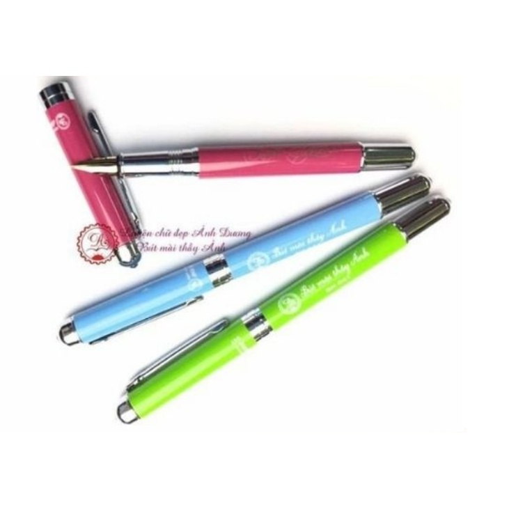 Ảnh Bút máy ngòi mài Ánh Dương, bút mài thầy ánh SH041 CALLIGRAPHY ngòi lá tre 3