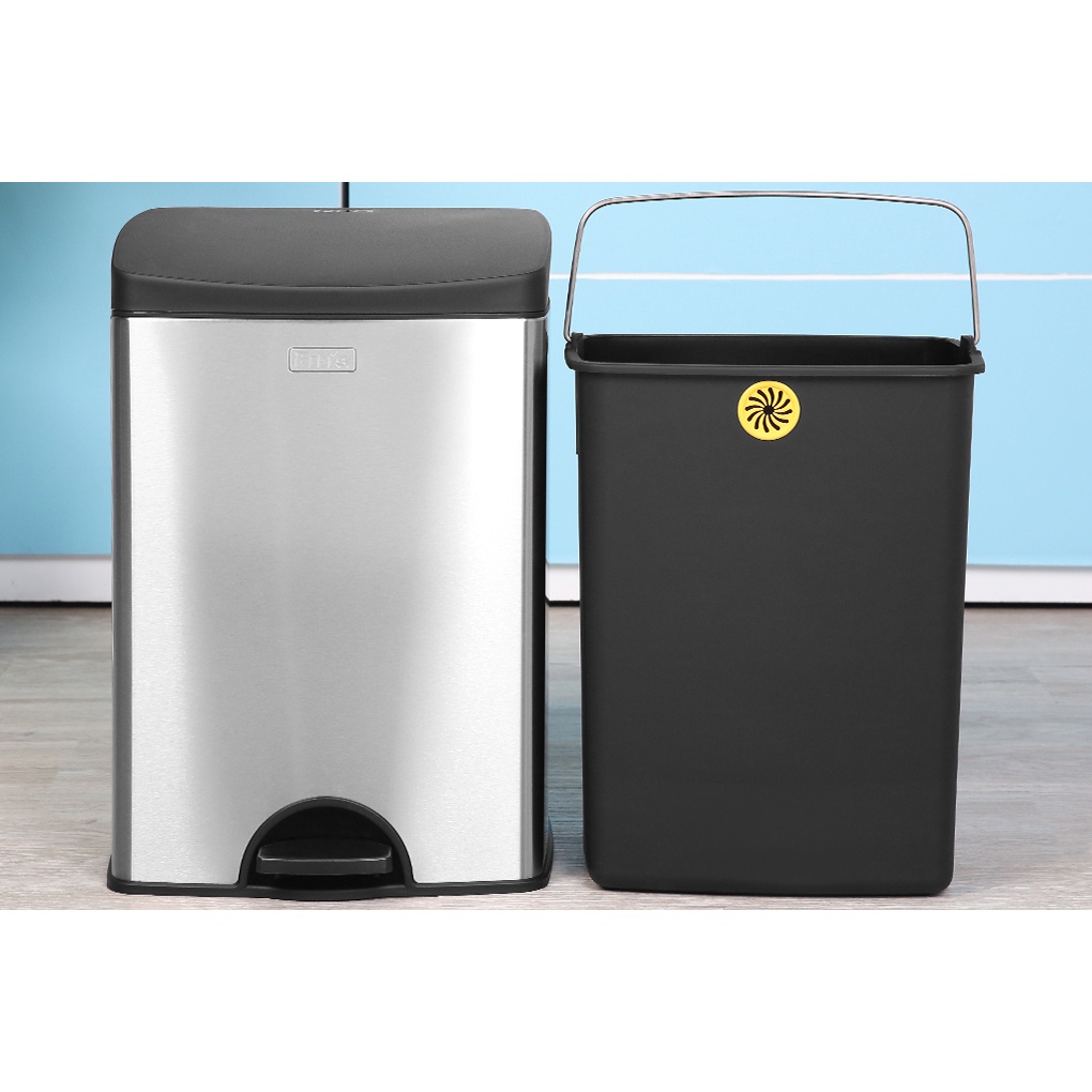[HỎA TỐC] Thùng rác inox Chính Hãng FITIS Cỡ Nhỏ Và Lớn 15L 22L 30L 40L | BigBuy360 - bigbuy360.vn