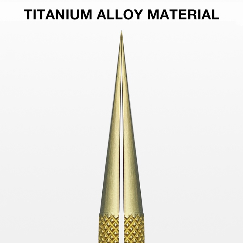 0.1mm AMAOE 14T / 14U Nhíp hợp kim titan Độ cứng Chống oxy hóa Chống từ tính Bảo trì điện thoại di động Dụng cụ kẹp