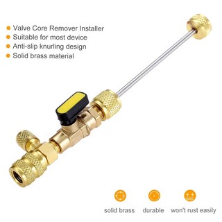 🔥Dụng Cụ Tháo Lõi Van R410A R22 Với Hai Kích Thước SAE 1 / 4 Và 5 / 16 Cổng R404A R407C R134A R12 R32 HVAC