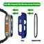 Phim bảo vệ + Vỏ trong suốt cho Apple Watch Ultra 2 49mm PC cứng khung rỗng cản trước cho iWatch Ultra 49mm trường hợp Accessorie
