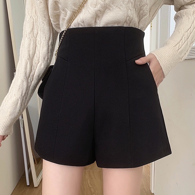 Quần Đùi Short Nữ Ống Rộng Lưng Cao Bigsize Che Bụng Chất Tuyết Lạnh Cao Cấp Q1