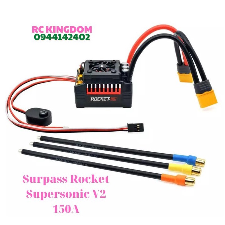 Điều tốc không chổi than Surpass Rocket RC Supersonic 150A V2 thế hệ ...