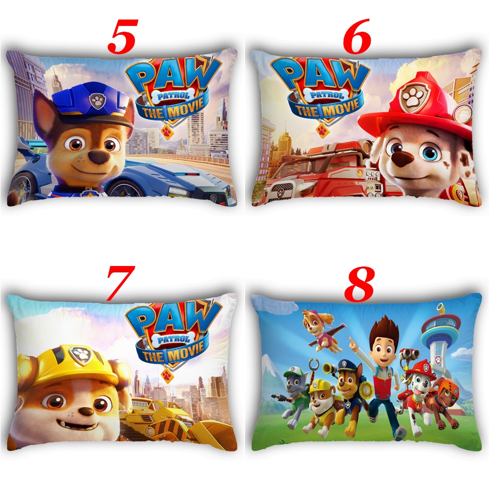 Vỏ Gối Đơn In Hoạt Hình Paw Patrol Polyeste Trang Trí Nhà Cửa (Không Kèm Lõi)
