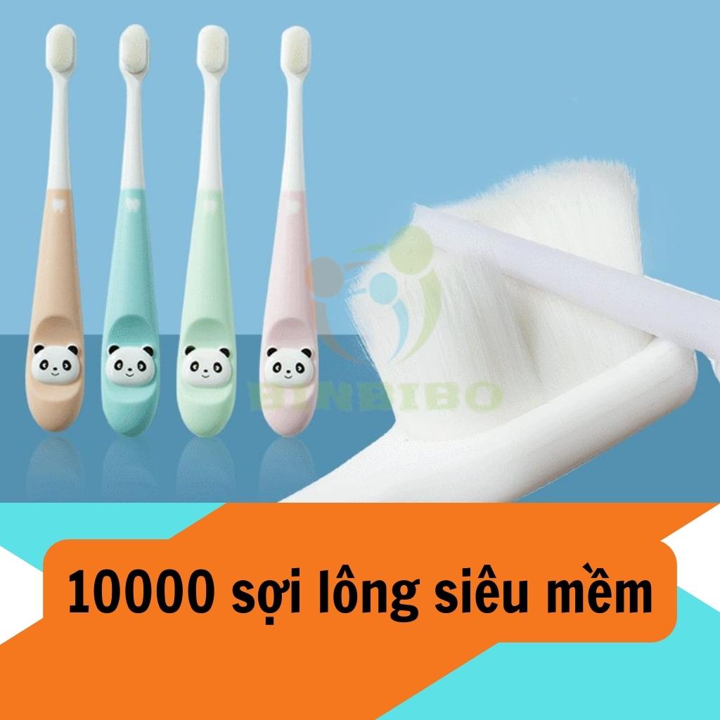 Bàn chải đánh răng cho bé với hàng vạn sợi lông siêu mềm - Binbibo