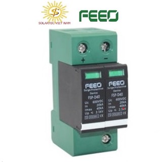 Chống sét lan truyền cho mạch điện một chiều hãng FEEO 800VDC 20/40 KA
