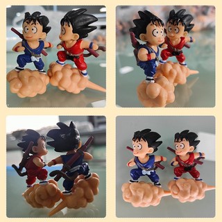 Đồ trang trí Nhân Vật Son-Goku Ngồi Trên Mây Trang Trí Bể Cá