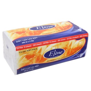 Khăn Giấy Lụa Lau Mặt Elene 260 Tờ 2 Lớp
