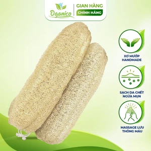Bông tắm xơ mướp tẩy tế bào chết body nguyên trái OGANICO