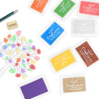 Mực In Con Dấu Màu Ombre Loang Màu Hình Chữ Nhật Dụng Cụ Trang Trí Sổ Tay Bullet Journal VPBL9