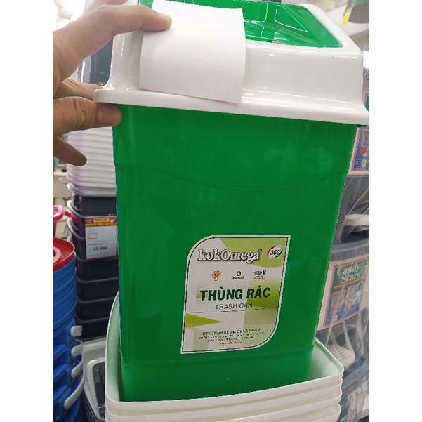 sọt rác có nắp cao 45cm | Shopee Việt Nam
