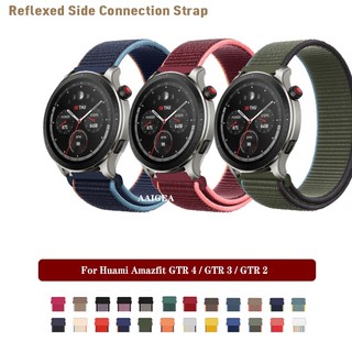 Dây Đeo Bằng Nylon 22mm Cho Đồng Hồ Thông Minh Huami Amazfit GTR 4 GTR2 GTR3 Pro GTR4 / Bip 5 / Pace / Stratos 2 2S 3