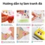 Set 12 tranh đính đá sticker cho bé trang trí cực yêu