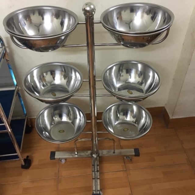 Cây bát nước 6 bát inox cho spa