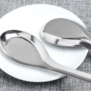 Bộ 10 Thìa, Muỗng Cơm Inox Cán Ngắn Cao Cấp An Toàn