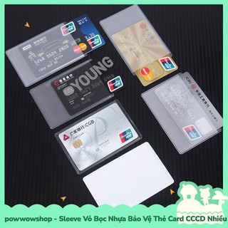 [Sẵn VN - Hỏa Tốc] Sleeve Vỏ Bọc Nhựa Bảo Vệ Thẻ Card, CCCD Trong Suốt / Trong Đục