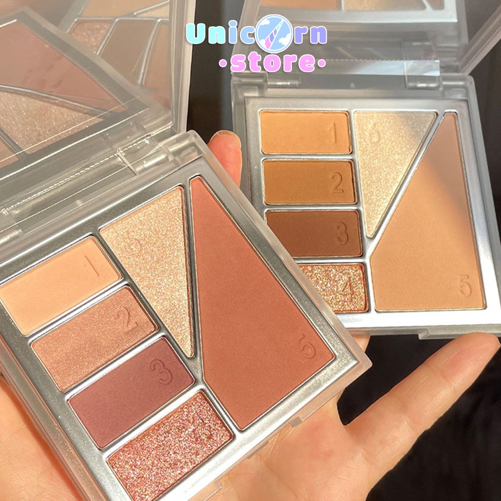 Bảng Mắt 6 Ô Dikalu Eyeshadow Sequins Earth Affordable Student Girl DKL806