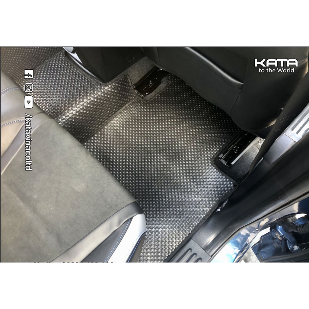 Thảm lót ô tô KATA cho xe Isuzu D-max (2021 - 2025) - Khít với sàn, Chống trơn, Không mùi, Không ẩm mốc