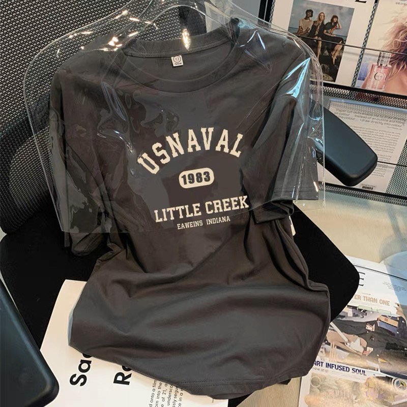 Áo thun Stee Cổ tròn USNAVAL Localbrand ICVCVNI Unisex Menwear Cotton 250msg