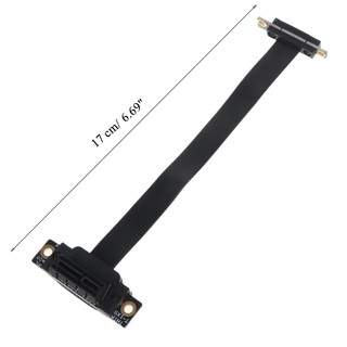 Dây Cáp Thẻ Mở Rộng 90 Độ PCIe 36pin x1 8G / bps Tốc Độ Cao 1x