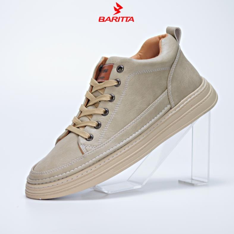 Giày SNEAKER nam cổ lửng Baritta da NAPPA 3 màu nâu,đen,kem bee đế cao ...