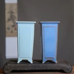 Jingdezhen Chậu hoa Glaze đầy màu sắc [Huayun] Chậu hoa Gốm sứ Giá đỡ biển hiệu nhỏ Bề mặt Kui Chậu ống nhỏ Nồi cọc cũ Nồi vách đá [A403] — ảnh 2