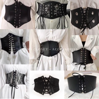( 28 mẫu) Belt Corset - Tổng hợp các mẫu thắt lưng corset bản to dành cho nữ chất liệu dày dặn