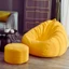 Hoả Tốc HCM - Ghế Sofa Lười Hạt Xốp Mã Combo Ghế Kèm Đôn Cao Cấp 3ii Home Relax Tận Hưởng Cuộc Sống