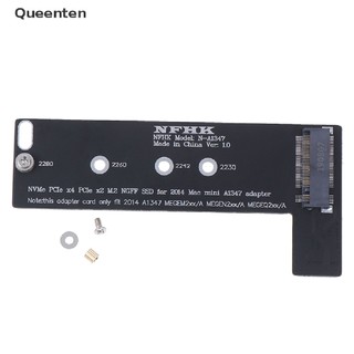 Bộ chuyển đổi thẻ chuyển đổi SSD Queenten PCI-Ex4 M.2 NGFF NVME AHCI cho 2014macbook A1347 QT