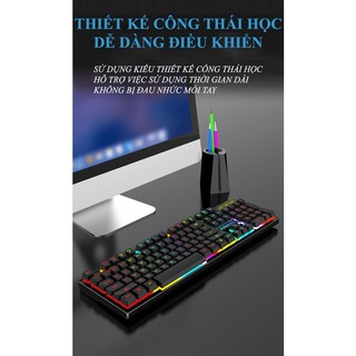 Bàn phím giả cơ gaming K-Snake K4 Led đa màu, Keycaps cực đẹp