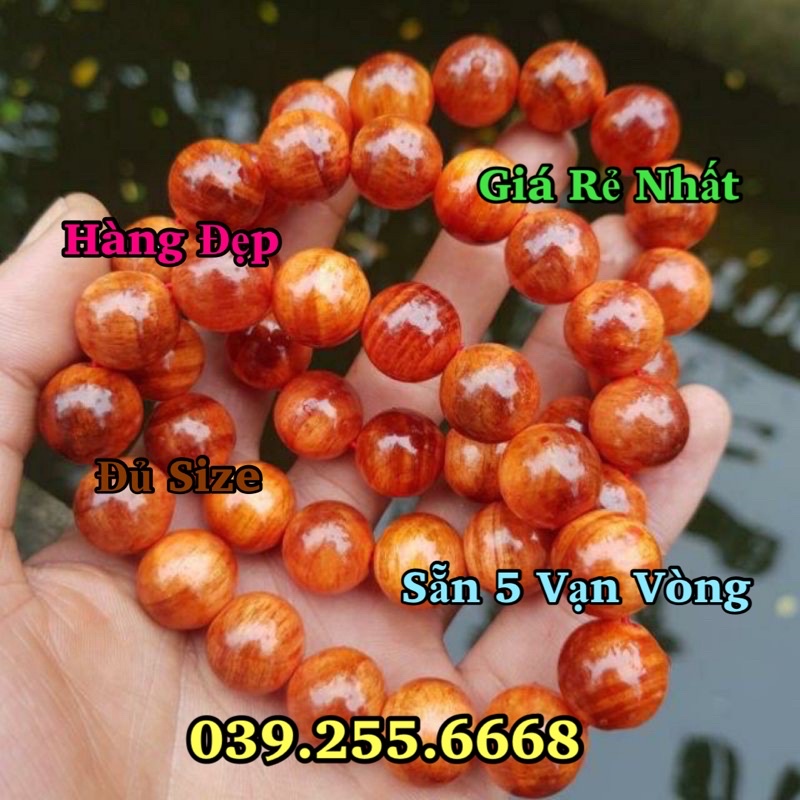 Vòng Tay Gỗ Huyết Long Rẻ Nhất Giá Sỉ