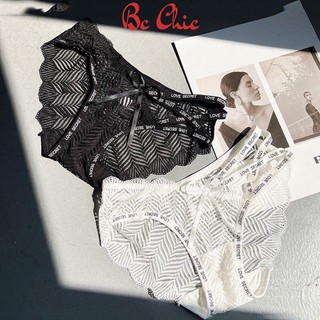 Quần lót nữ - Quần lót ren nữ dây chữ đan đính nơ quyến rũ Q9029 BC_CHIC LINGERIE