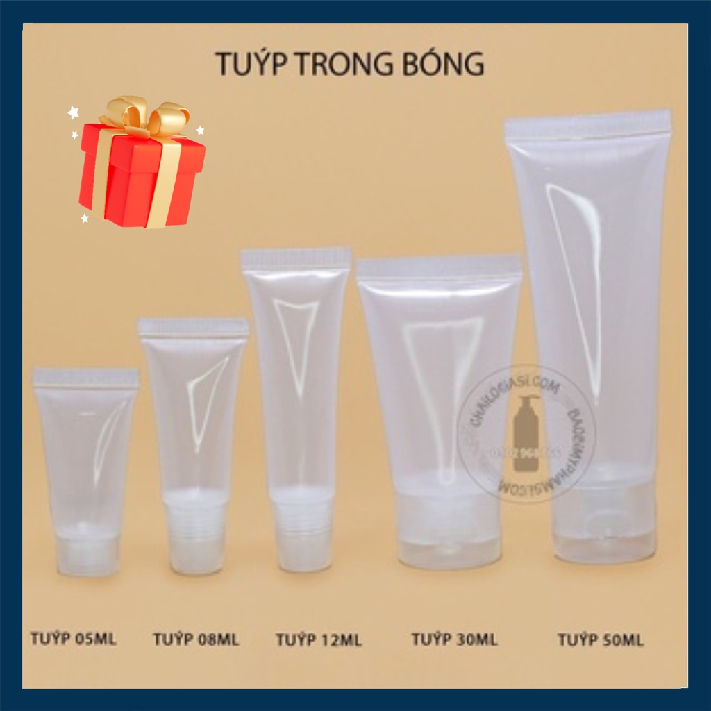 TUÝP ĐỰNG KEM RỖNG NHỰA TRONG 8ML | Shopee Việt Nam