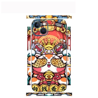 Tấm dán Skin Mặt Sau Mèo Thần Tài M04 FULL VIỀN Dành Cho 14prm , 13prm , 12prm , 11prm , ip11 , ip12 , ip13 - FukiShop