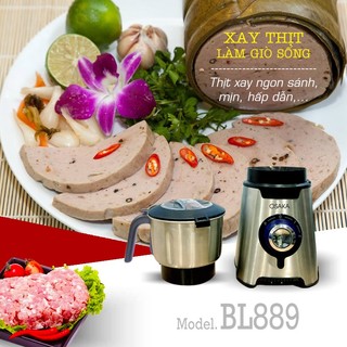 Máy Xay Sinh Tố OSAKA BL889 – 600W – Cối Thủy Tinh 1.5L – Xay Được Đá, Thịt, Hạt Khô, Cua Đồng