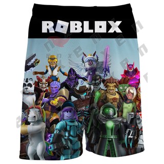 * ENX * Áo sơ mi Robloxs cho trẻ em Quần short Roblox cho trẻ em Bé trai 3-14 tuổi