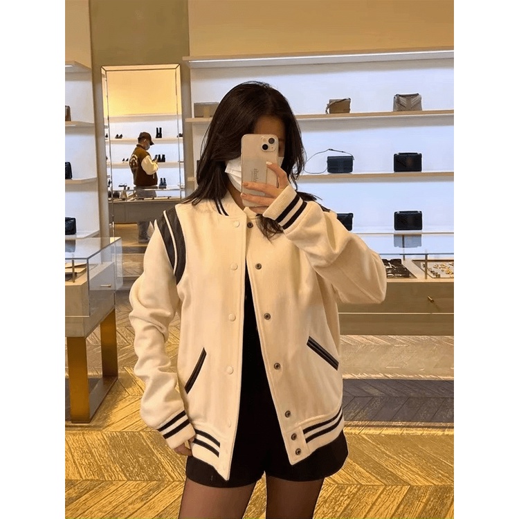 (HCM) ÁO KHOÁC BOMBER VIỀN 2 SỌC SANG CHẢNH -THỜI TRANG HÀN QUỐC CÁ TÍNH HOTTREND CHO CÁC CHỊ EM HIYU STORE