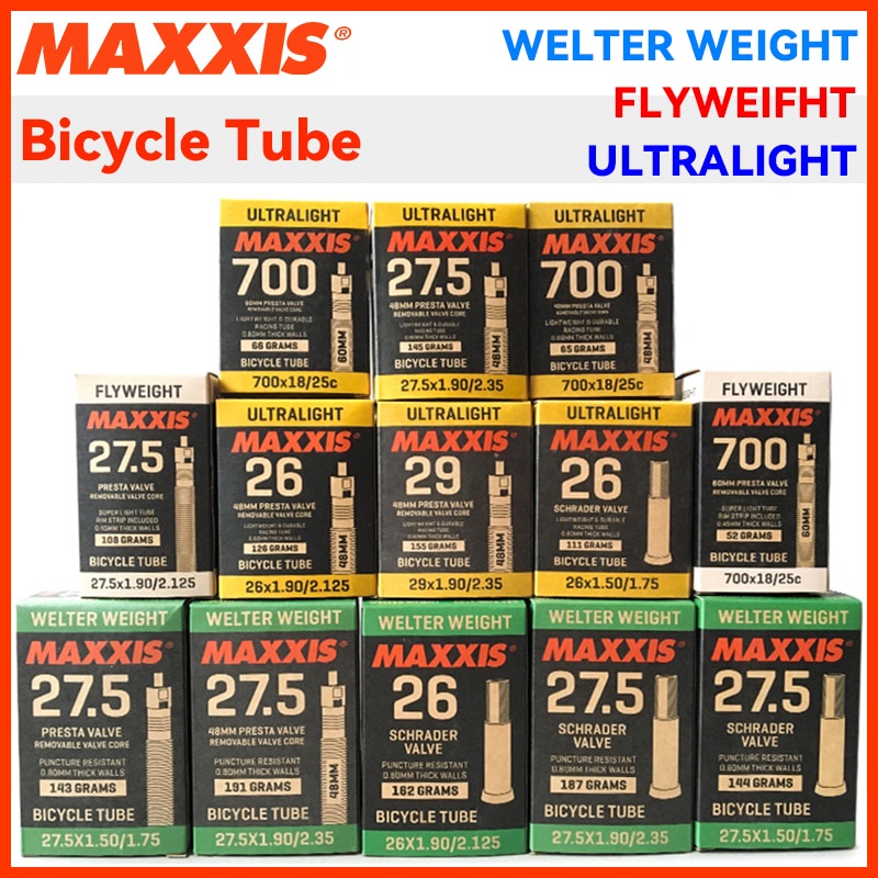 MAXXIS Lốp xe đạp ống trong FLYWEIFHT WELTER TRỌNG LƯỢNG ULTRALIGHT 650 / 750 26 / 27.5 / 29 SV / PV 0.6 / 0.8mm