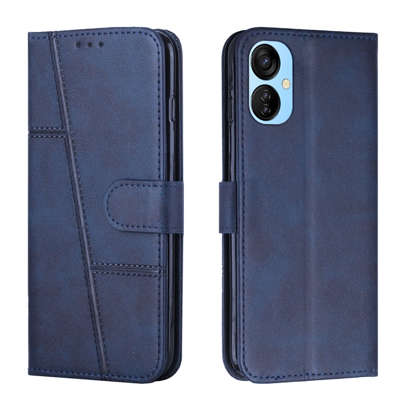 Dành Cho Tecno Camon 17 17P 18 18P 19 19P Pro NEO Spark 9T 9pro Flip Case Da Folio Cổ Điển Ví Đứng Thẻ Bao
