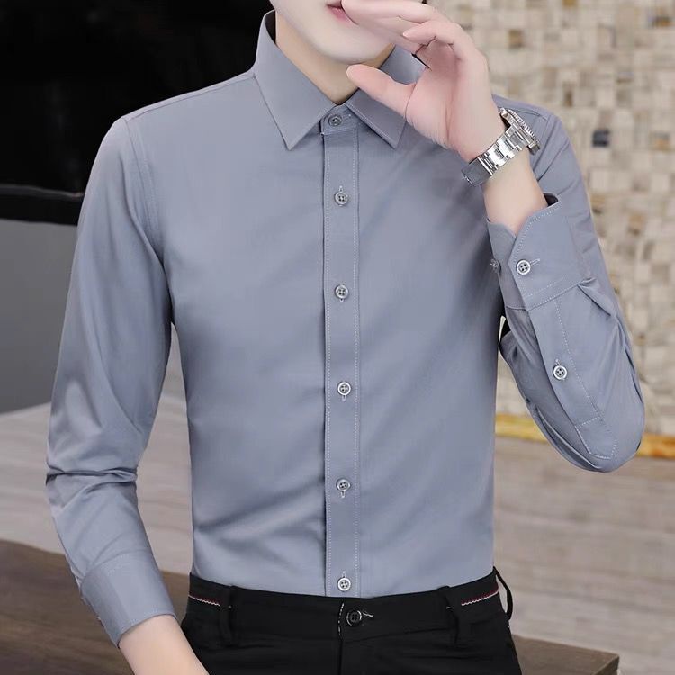 Mới Áo Sơ Mi Dài Tay Công Sở Cho Nam