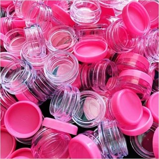 Hũ nhựa tròn chiết mỹ phẩm 10 cái dày dặn trong suốt phụ kiện du lịch giá rẻ