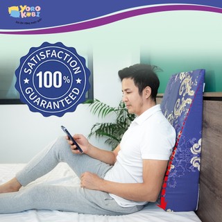 Gối Chống Trào Ngược Dạ Dày Yorokobi Duy Nhất Bo Tròn Đỉnh - Hỗ Trợ Giảm Trào Ngược, Ợ Chua, Nâng Đỡ Cổ Vai Gáy