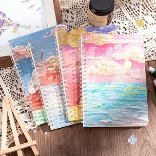 Sổ Tay A5 Ghi Chép Cute Ghi Chú Dễ Thương Mini Học Sinh Phong Cảnh VPS19