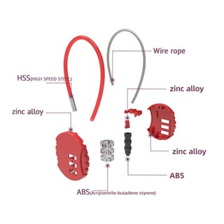 Hl Hợp Kim Kẽm Bảo Mật Cáp Ổ Khóa Mật Khẩu Nhỏ Bộ Khóa Kết Hợp Của Riêng Bạn Tủ Khóa Chống Trộm Khóa Rustproo
