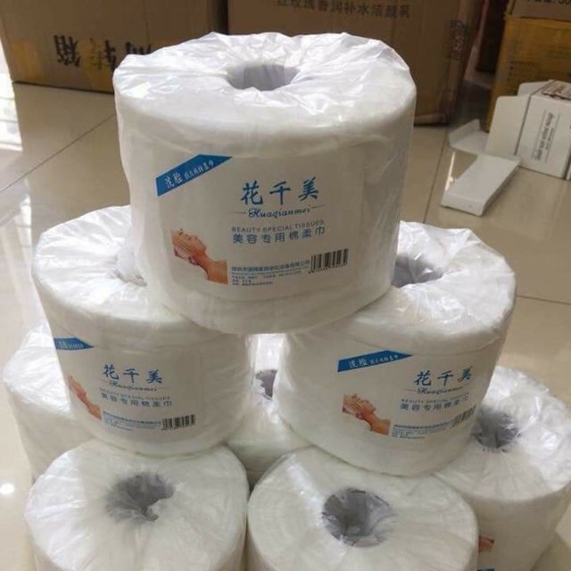 Giấy cuộn lau mặt dùng cho Spa