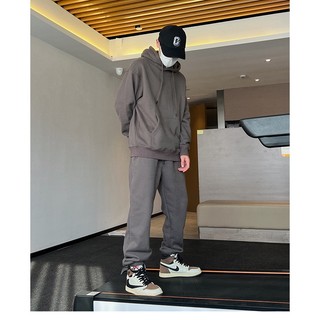 Set Hoodie Trơn Phối Mũ Trùm Đầu Nỉ 2 Lớp Mũ Phong Cách Đơn Giản Lịch Sự, Set Nỉ Mùa Đông Mã MT34