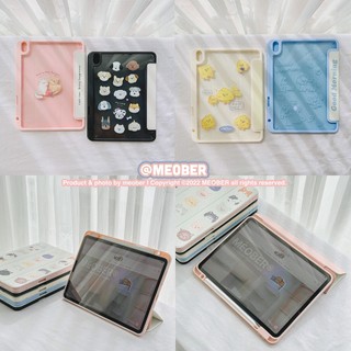 [Premium] Bao da cover i pad Cute Acrylic, phối màu pastel, in 3D & chống ố cho i pad Gen 7 8 9, Air 4 5 6, Pro 11 12.9