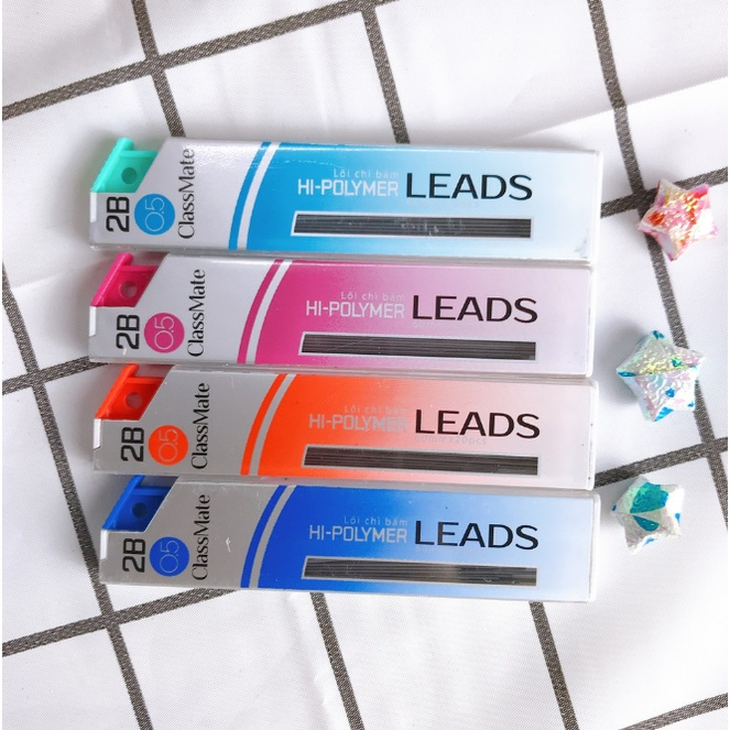 Ảnh Ruột chì kim CLASSMATE 2B ngòi 0.5/0.7mm cao cấp cấu trúc tổ ong siêu cứng nét viết trơn mượt 3